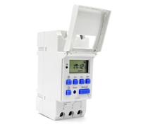 Minuterie électronique hebdomadaire Programmable sur 7 jours, relais numérique, interrupteur de commande AC 220V 230V 12V 24V 48V 16A, montage sur Rail Din, 1 pièces(16A 12V)