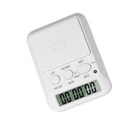 Minuterie Électronique Multifonction, Jolie Minuterie Numérique Pour La Cuisine, Blanche