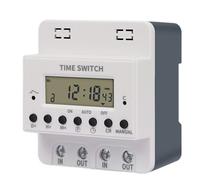 Minuterie électronique numérique 60A 80A 100A 220V, interrupteur d'heure, contrôle de synchronisation Programmable hebdomadaire, contrôleur de temps, relais sur Rail Din(100A)