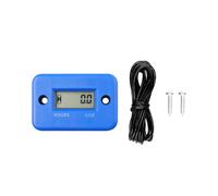 Minuterie Inductive Étanche Pour Moteur De Moto,Compteur D'heure De Travail,Écran Lcd,Instrument Numérique Pour Vtt,Bateau,Moto - Type Bleu #A
