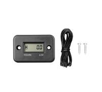 Minuterie Inductive Étanche Pour Moteur De Moto,Compteur D'heure De Travail,Écran Lcd,Instrument Numérique Pour Vtt,Bateau,Moto - Type Black #B