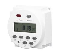 Minuterie marche/arrêt automatique, affichage LCD numérique, mémoire programmable hebdomadaire en cas de coupure de courant, alimentation 12 V