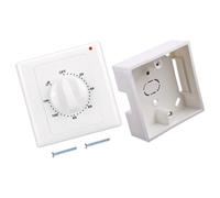 Minuterie Mécanique 86 Interrupteurs De Panneau Interrupteur De Contrôle De Compte À Rebours pour Ventilateur De Salle De Bains Lumière Minuterie Mécanique