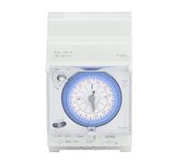 Minuterie Mécanique, Minuterie 24 Heures avec Fonction Mémoire, Rail DIN avec Réserve de Puissance SUL 181d 110 à 230 V, Parfait pour la Maison et le bureau.