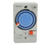 Minuterie Mécanique TB118N Minuterie Programmable pour Réverbère Minuterie 24 Heures 220-240V