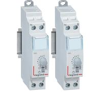 Minuterie modulaire 230V~ 50Hz et 60Hz - Sortie 16A 250V~ - 1 Module (Lot de 2)