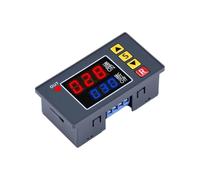 Minuterie numérique 12 V CC / 24 V CA / 110 V / 220 V CA avec relais temporisé et affichage LED double de l'heure. Alimentation réglable et thermostat.(AC 110V 220V)