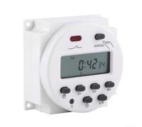 Minuterie Numérique 12V 16A Programmable Hebdomadaire LCD(A)