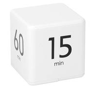 Minuterie numérique cubique à capteur de gravité Respicefinem pour une gestion précise du temps Idéal pour la cuisine à domicile, l'école et le bureau Avec des réglages de 1, 3, (15-20-30-60 points)