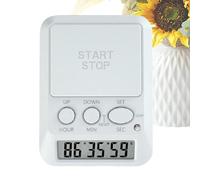 Minuterie numérique de cuisine | écran LED avec compte à rebours et rappel - Avec lumière et buzzer d'alarme minuterie de four numérique, pour enseignant, étudiant, four, cuisson, entraînement, gym et