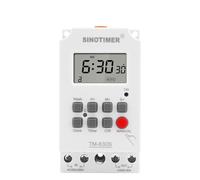 Minuterie numérique de deuxième réglage, AC 220V DC 12V, 24 Heures, 7 Jours, Relais de Temps Programmable hebdomadaire, Sortie de Tension, Puissance de Charge élevée 30A(85-265V)