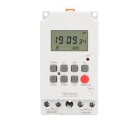 Minuterie numérique de deuxième réglage AC 85 à 265 V 30 A programmable 7 jours sur 24 heures, dispositif de synchronisation de sauvegarde de mémoire en ABS avec 28 programmes de