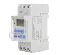 Minuterie Numérique Programmable 7 Jours Interrupteur Horaire avec Affichage LCD TM919A-3 24V DC 16A Programmation Journalière Montage sur Rail DIN）