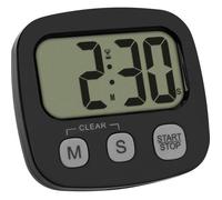 Minuterie numérique - TFA DOSTMANN - Chronomètre noir - Appareil polyvalent - Gestion précise du temps - Pour adultes