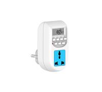 Minuterie Programmable AC220V avec Écran LCD, 7 Jours et 7 Jours, pour Lampe et Chauffe-Eau (Prise UE)
