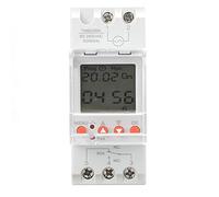 Minuterie programmable analogique pour Maison Intelligente, contrôle de l'alimentation, Montage sur Rail Din, écran LCD rétroéclairé 30 A, économie d'énergie pour Chauffe-Eau,