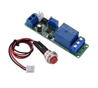 Minuterie réglable 12 V - 10 secondes - Module de commutation - Module d'arrêt - Temps de relais de synchronisation pour la domotique - Minuterie d'alimentation répétée
