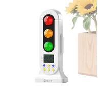 Minuterie Visuelle À Feu Tricolore - Accessoires De Gestion du Temps pour Cuisine | Alarme Numérique pour Tâches Ménagères | pour Enseignants Élèves Maternelle École Maison Cuisine Bureau