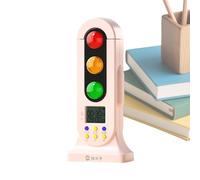 Minuterie Visuelle À Feu Tricolore,Outil De Gestion du Temps De Cuisson,Alarme Numérique pour Tâches Ménagères - pour Parents Préscolaires Étudiants Garderies École Maison Cuisine