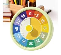 Minuterie visuelle pour Salle de Classe - Timers visuels Arc-en- pour Les | Calendrier d'alarme de Compte à rebours numérique 60 Minutes écran pour l'entraînement Homeschool Gym Management