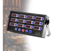 Minuteries de cuisine commerciales à 12 canaux, calculatrice LED professionnelle for la cuisson des aliments, friteuse, cuisson du café, alarme forte, robuste
