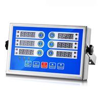 Minuteries de Cuisine Professionnelles, Minuteries de Cuisine 6 Canaux, Minuterie Alimentaire de Restaurant en Acier Inoxydable avec Affichage LED Numérique, Fonction de Rappel
