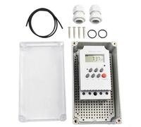 Minuteur 230 VAC 30 A 99 cycles quotidiens, design étanche pour le contrôle des entrepôts et équipements audio (B)