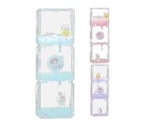 Minuteur à bulles à mouvement liquide - Soulagement visuel sensoriel apaisant | Mini design en acrylique de dessin animé | Idéal pour les enfants, outil de concentration TDAH, soulagement du stress et