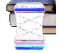 Minuteur À Liquide | Sablier À Huile en Forme De Colorée,Jouets D'éveil Sensoriel Et Visuel À Bulles | pour et Adultes Salle de Classe École Chambre à Coucher Décoration de Maison