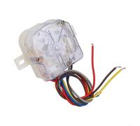 Minuteur automatique pour machine à laver à double cuve, interrupteur de contrôle de minuterie à 6 fils, bouton mécanique à 165 degrés, pièce de rechange pour cycle de lavage en plastique