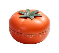 Minuteur compact pour tomates Orange 7 cm Sans pile nécessaire Orange | Disque de progression visuel clair, réglage maximum de 60 minutes, pas besoin de piles, idéal pour les étudiants