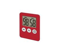 Minuteur cuisine 2 pcs super thin lcd écran numérique minuterie compte à rebours à réveil magnet horloge rouge G