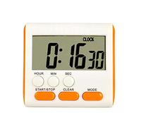 Minuteur Cuisine 2pc mur magnétique grand de cuisine numérique d'œuf de cuisine temps de cuisson horaire comptez sur 24 heures de douche étude kit de sport minuteur de cuisine 896 ( Color : Orange )