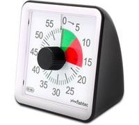 Fishtec Minuteur de cuisine électronique magnétique INOX – 2 zones, 60 min, alarme 3/60 s, 2 volumes