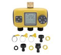 Minuteur d'arrosage 3/4-1/2" - Minuteur de tuyau programmable - 3 sorties - Affichage numérique - Minuterie d'arrosage pour jardin extérieur