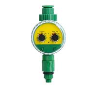 Minuteur d'arrosage automatique de jardin avec entrée en laiton - Minuteur de tuyau programmable robuste, contrôleur d'arrosage étanche IP65 avec grand écran LCD, système d'irrigation intelligent pour