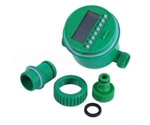 Minuteur d'arrosage automatique vert avec retard de pluie et capacités de remplacement manuel pour les systèmes d'arrosage de pelouse et de jardin ABS construire une installation facile des horaires