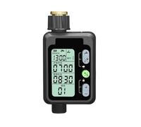 Minuteur d'arrosage avec installation facile - Détecteur de pluie - Contrôleur de robinet programmable IPX5 - Étanche - Pour plantes, cour, pelouses en plein air (version chinoise)