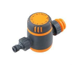 Minuteur d'arrosage de jardin avec bouton de contrôle robuste pour intervalles d'irrigation de 0 à 120 minutes, conçu pour l'intégration du système de tuyau toutes saisons