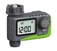 Minuteur d'arrosage de jardin avec horaire flexible, affichage Rain Delay | Planning flexible (1 heure. -7 jours), retard de pluie (24-72 heures. ), manuel (1 min. -8 heures ), grand écran LCD