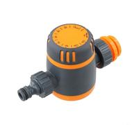 Minuteur d'arrosage manuel de jardin avec bouton de contrôle de 0 à 120 min, contrôleur d'irrigation sans batterie pour robinet de tuyau, minuterie d'arrosage en plastique pour l'entretien des plantes