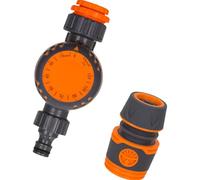 Minuteur d'arrosage mécanique facile à régler pour une irrigation efficace des pelouses et du jardin Minuteur de robinet extérieur Tuyau étanche