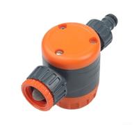 Minuteur d'arrosage pour tuyau extérieur, contrôleur d'irrigation réglable avec bouton de fonctionnement, réglage de pulvérisation de 0 à 120 minutes et raccord rapide, corps en ABS pour irrigation de