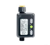 Minuteur d'arrosage programmable, contrôleur automatique d'irrigation de jardin avec retard de pluie, minuterie de robinet de tuyau résistant aux intempéries pour système d'arrosage extérieur