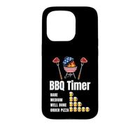 Minuteur de Barbecue Amusant pour Steak avec Inscription « Dad » Coque pour iPhone 15 Pro
