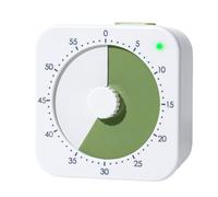 Minuteur de bureau pour apprenants, minuterie rotative visuelle pour la stimulation des devoirs, la pratique de la lecture et le rythme des tâches quotidiennes, étude visuelle, devoirs, bureau rotatif