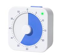 Minuteur de bureau pour apprenants, minuterie rotative visuelle pour la stimulation des devoirs, la pratique de la lecture et le rythme des tâches quotidiennes, étude visuelle, devoirs, bureau rotatif