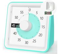 Minuteur de Compte à rebours de 7,6 cm avec Couvercle Amovible menthe blanc Vendos85