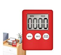 Minuteur de Cuisine, Compte à rebours magnétique avec Alarme puissante et Grand écran LCD, Horloge de Cuisine numérique pour Cuisiner, Douche, Salle de Bain, Salle de Classe