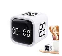Minuteur de Cuisine Cube - Minuteur visuel numérique pour la Cuisine | Outil de Gestion du Temps de Charge de Type C pour l'apprentissage, Le Fitness, l'école et l'enseignement